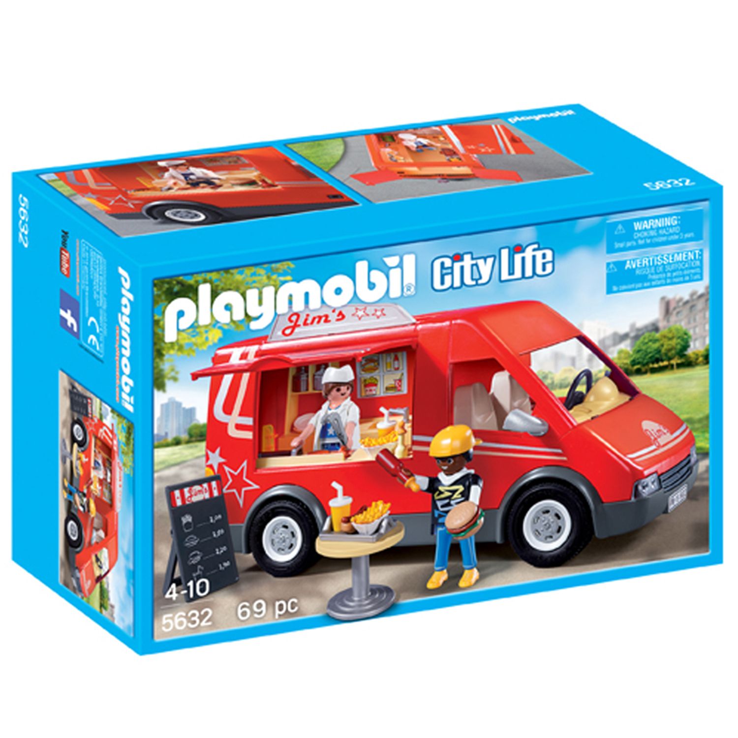 playmobil hot dog truck