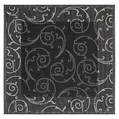 Safavieh Courtyard Swirl Indoor Outdoor Rug