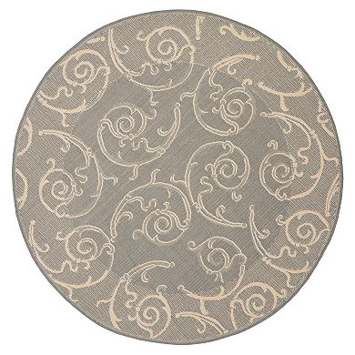 Safavieh Courtyard Swirl Indoor Outdoor Rug