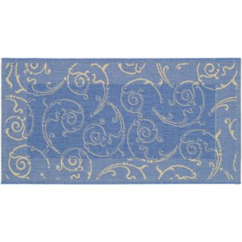Safavieh Courtyard Swirl Indoor Outdoor Rug
