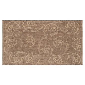 Safavieh Courtyard Swirl Indoor Outdoor Rug