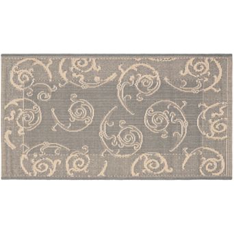 Safavieh Courtyard Swirl Indoor Outdoor Rug