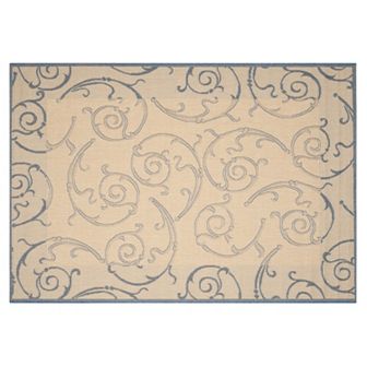 Safavieh Courtyard Swirl Indoor Outdoor Rug