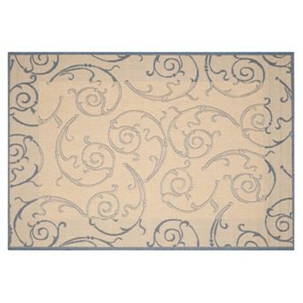 Safavieh Courtyard Swirl Indoor Outdoor Rug