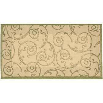 Safavieh Courtyard Swirl Indoor Outdoor Rug