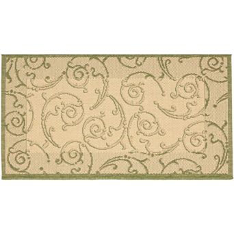Safavieh Courtyard Swirl Indoor Outdoor Rug