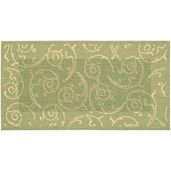 Safavieh Courtyard Swirl Indoor Outdoor Rug