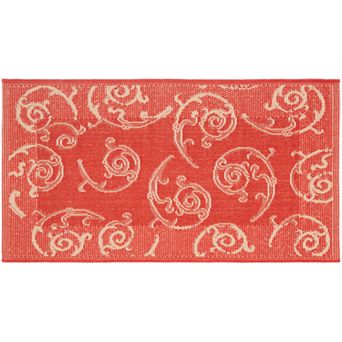 Safavieh Courtyard Swirl Indoor Outdoor Rug