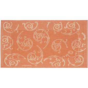 Safavieh Courtyard Swirl Indoor Outdoor Rug