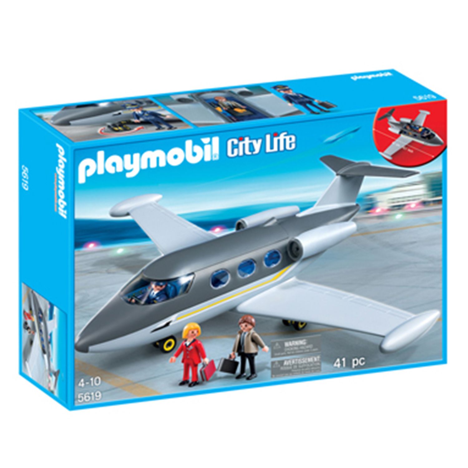 playmobil airplane set