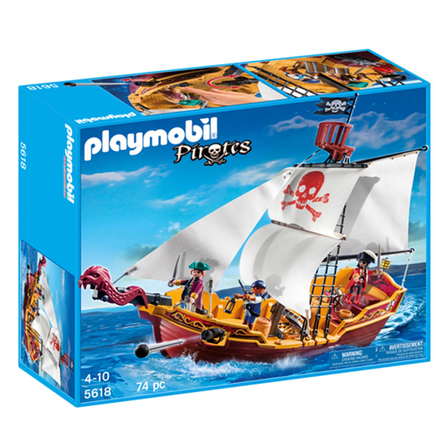 playmobil big pirate ship