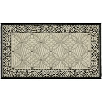 Safavieh Courtyard Framed Border Indoor Outdoor Rug
