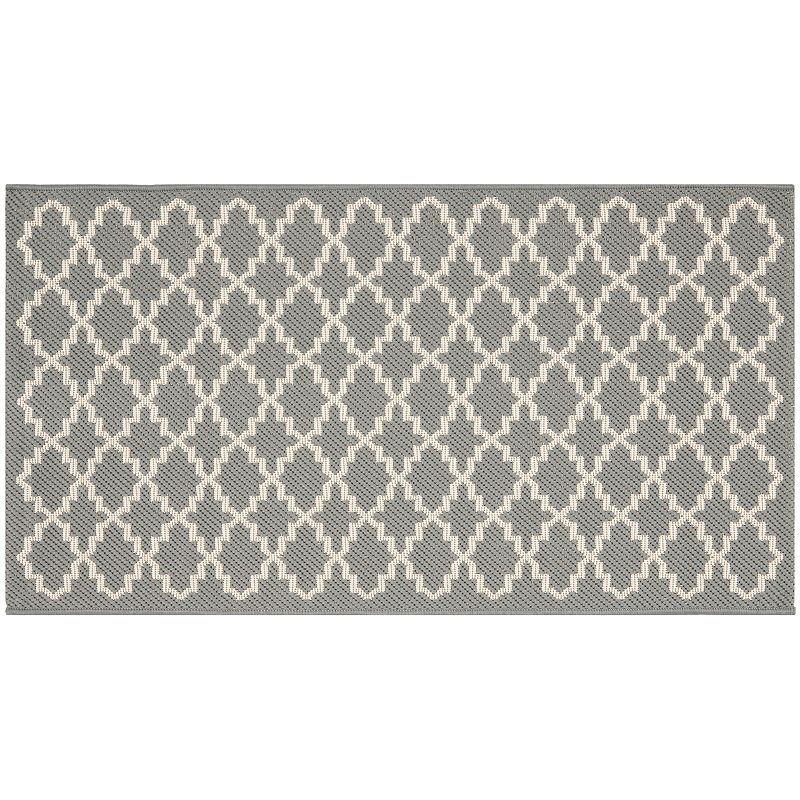 Safavieh Courtyard Indoor Outdoor Rug, Grey, 2X22 Ft