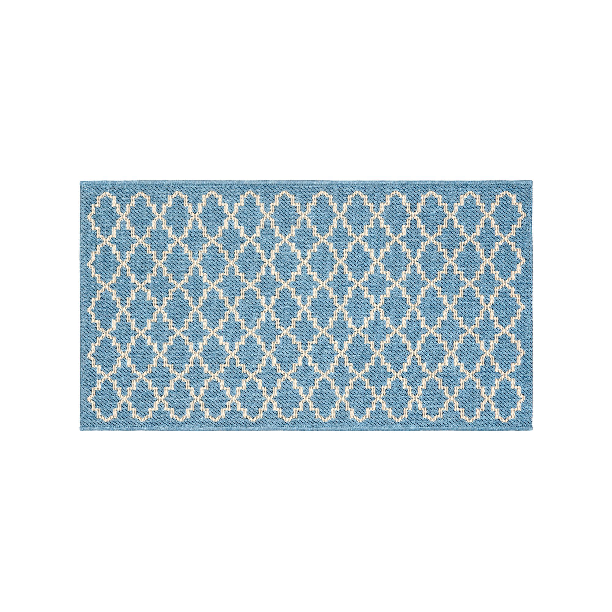 Safavieh Courtyard Indoor Outdoor Rug, Blue Beige