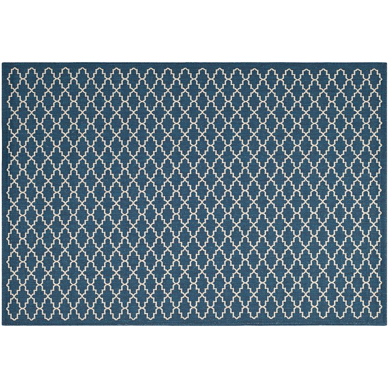 Safavieh Courtyard Indoor Outdoor Rug, Blue, 6.5X9.5 Ft