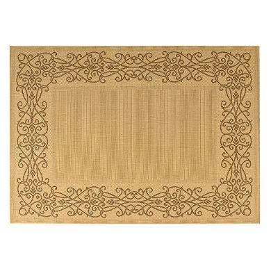 Safavieh Courtyard Border Indoor Outdoor Rug