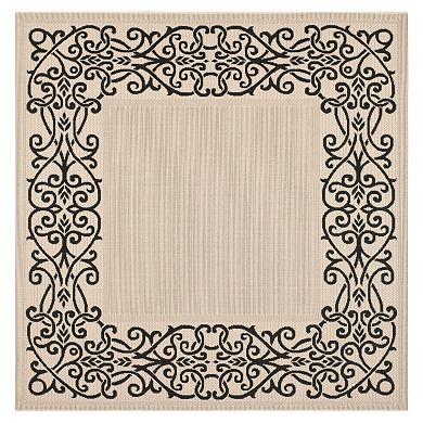 Safavieh Courtyard Border Indoor Outdoor Rug