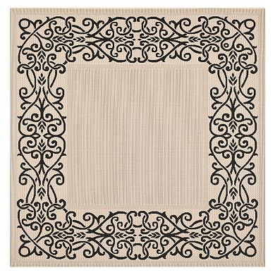 Safavieh Courtyard Border Indoor Outdoor Rug