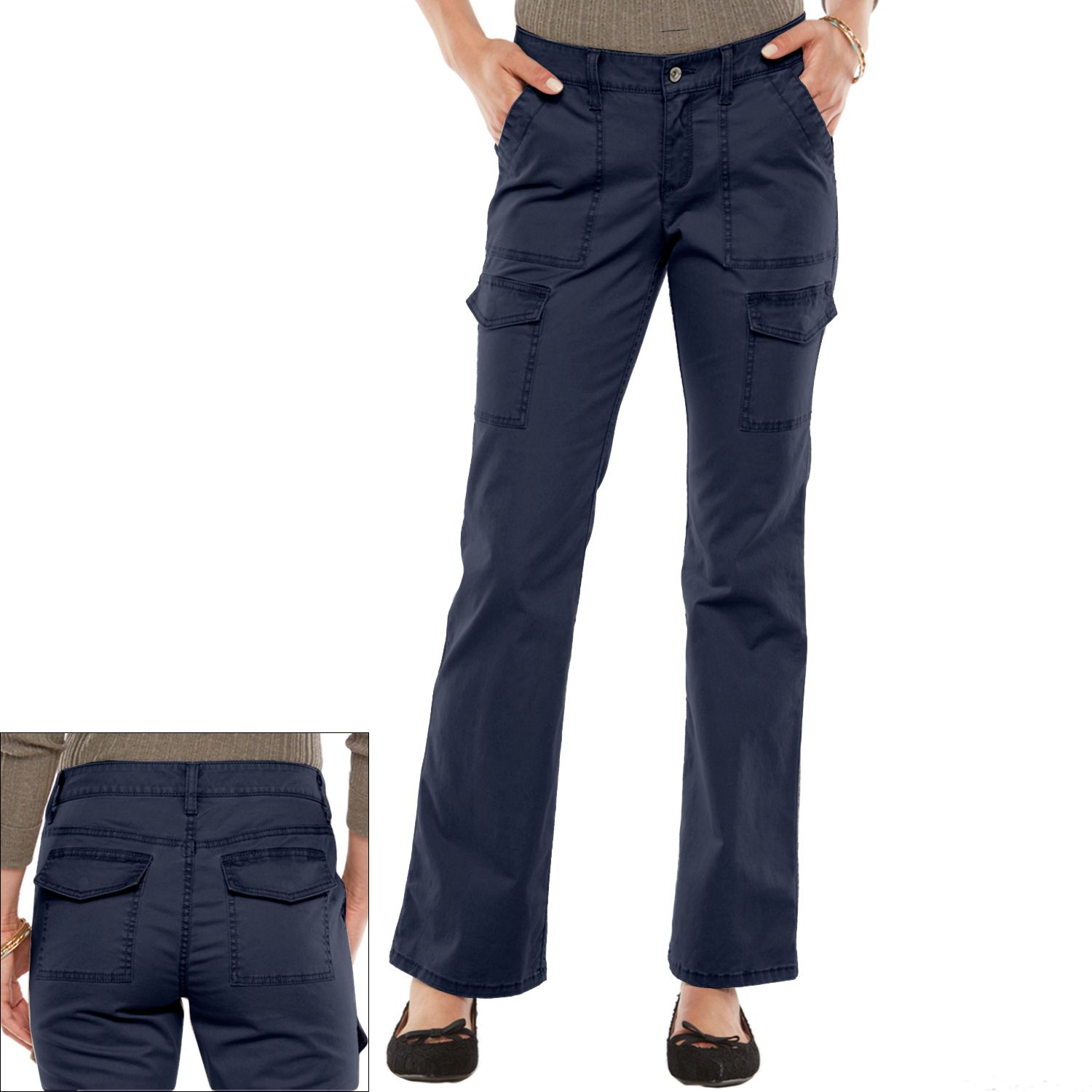 kohls cargo pants womens