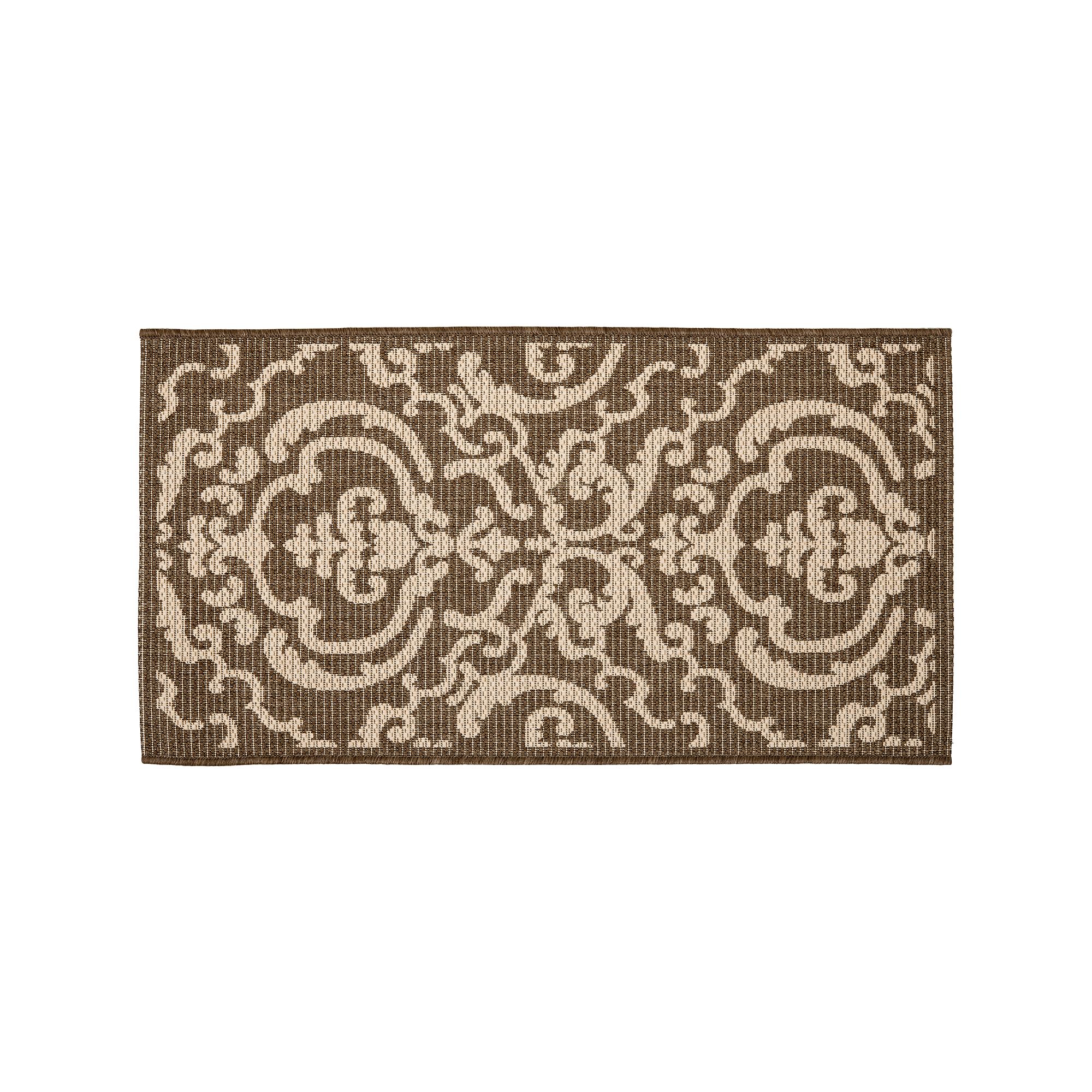 Safavieh Courtyard Decorative Indoor Outdoor Rug, Brown Natural