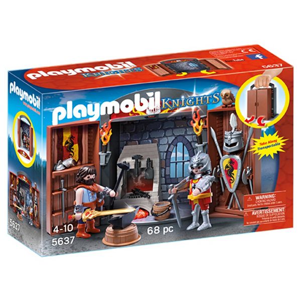 Playmobil Knights Armory Play Box Playset 5637 - swat armory roblox