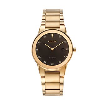 Citizen Eco-Drive Men's Axiom Diamond Stainless Steel Watch - AU1062-56G