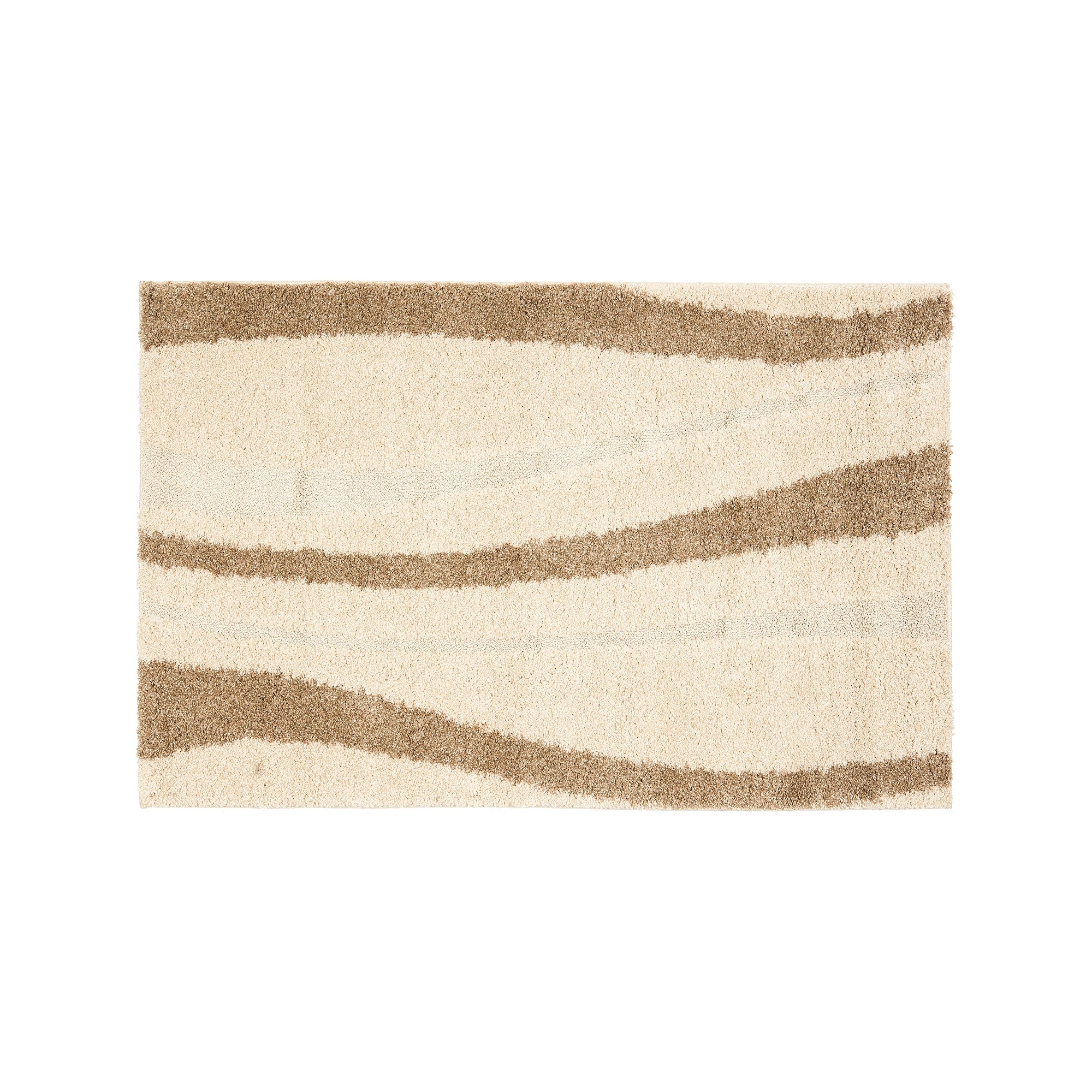 Safavieh Shag Waves Rug, Cream Brown