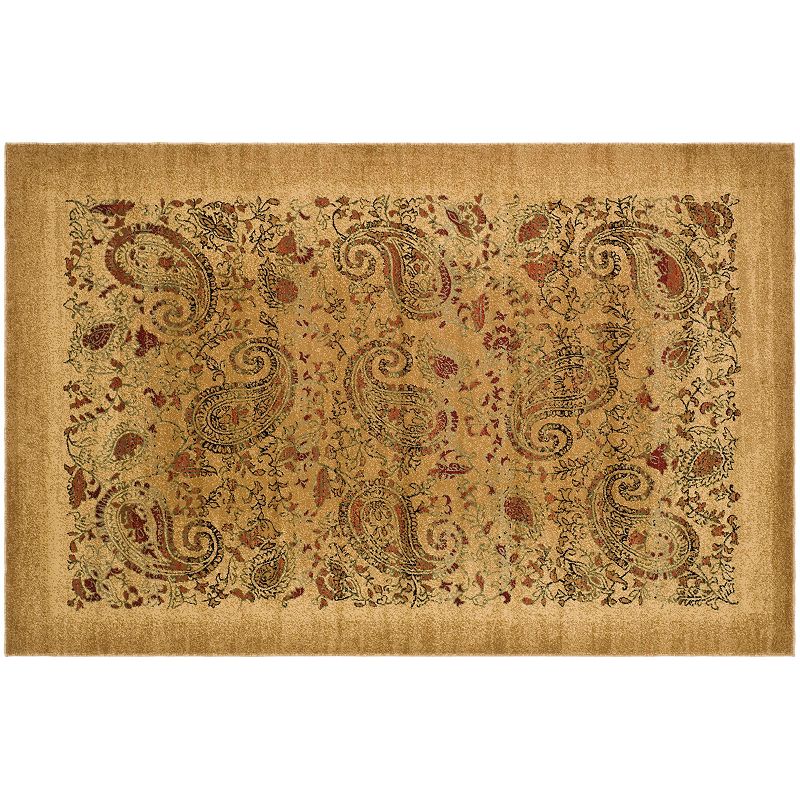 Safavieh Lyndhurst Paisley Rug, Beig/Green, 8X11 Ft