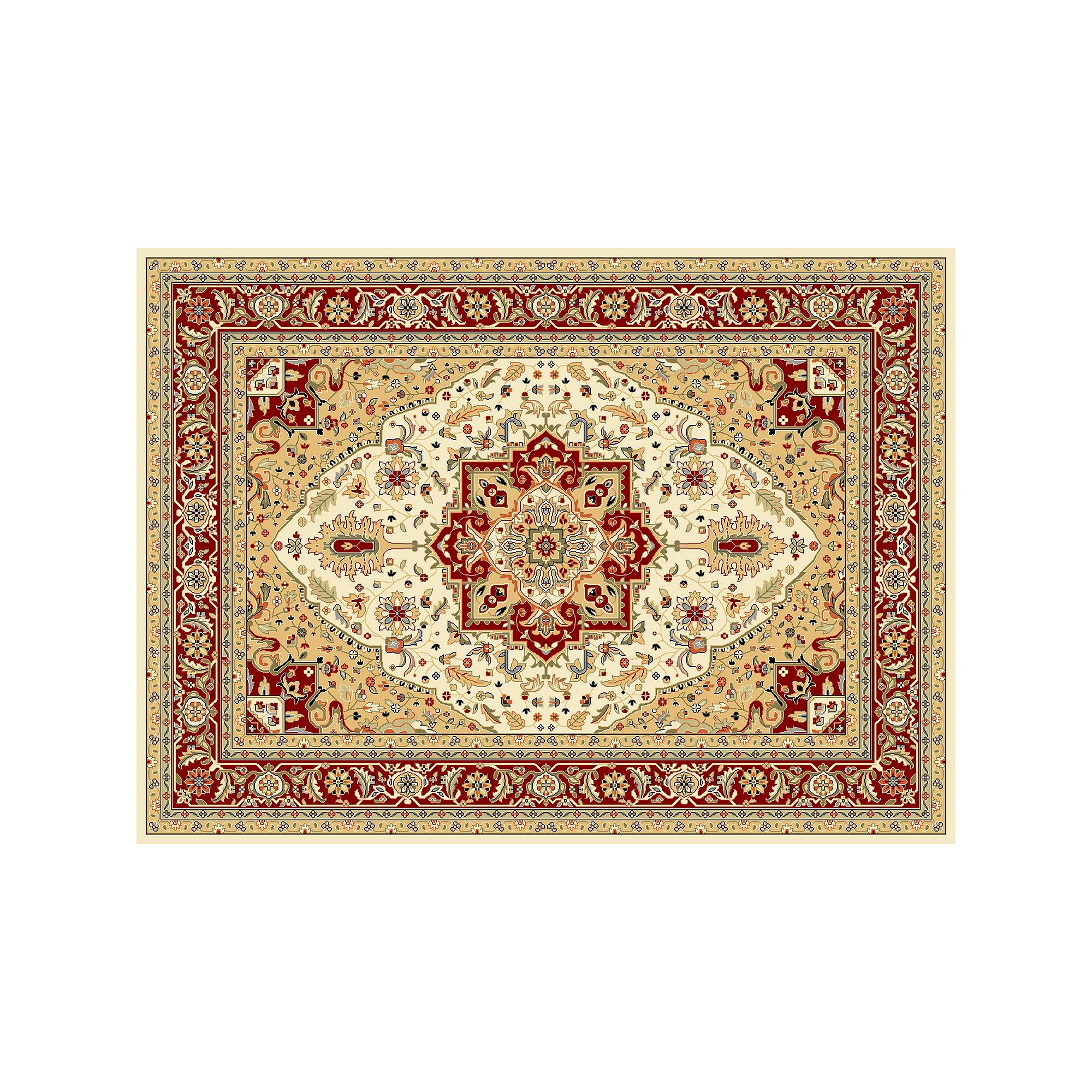 Safavieh Lyndhurst Intricate Framed Floral Rug, Ivory Red