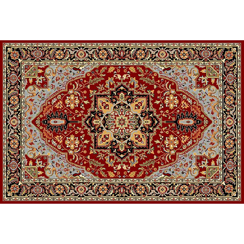 Safavieh Lyndhurst Framed Floral Rug, Red, 9X12 Ft