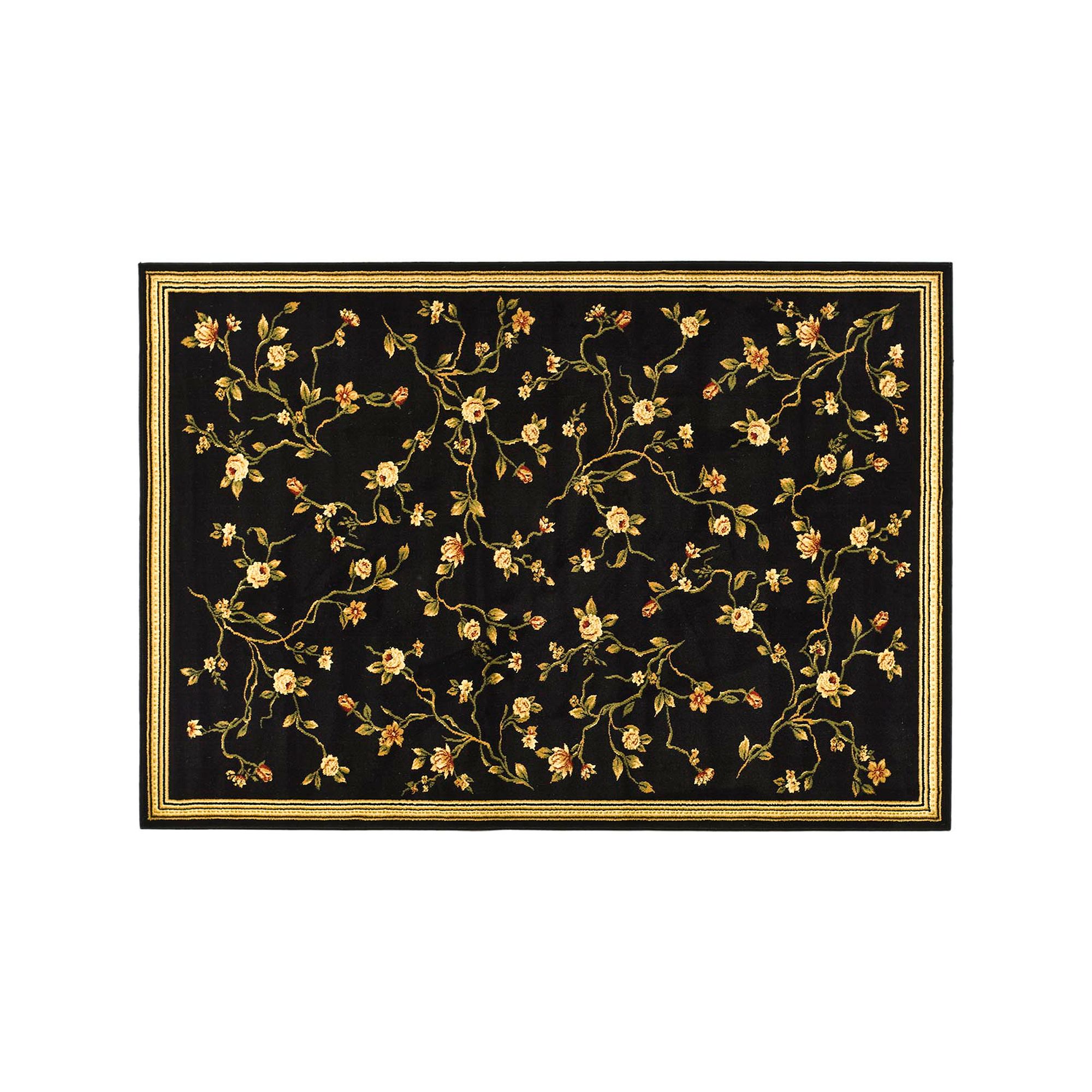 Safavieh Lyndhurst Floral Vines Rug, Black