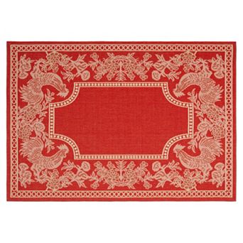 Safavieh Courtyard Rooster Indoor Outdoor Rug