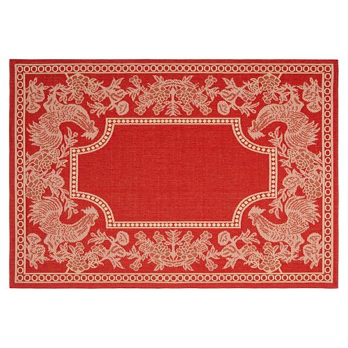 Safavieh Courtyard Rooster Indoor Outdoor Rug