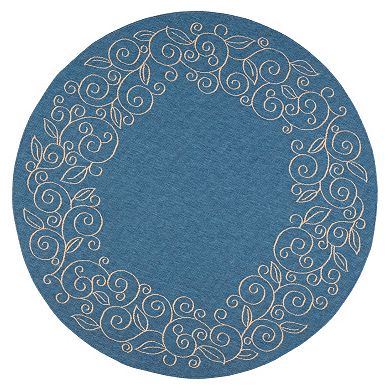 Safavieh Courtyard Curly Vines Indoor Outdoor Rug