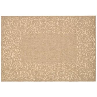 Safavieh Courtyard Curly Vines Indoor Outdoor Rug