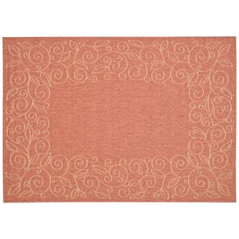 Safavieh Courtyard Curly Vines Indoor Outdoor Rug