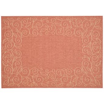 Safavieh Courtyard Curly Vines Indoor Outdoor Rug
