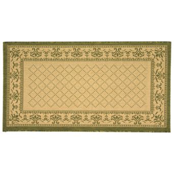 Safavieh Courtyard Geometric Diamond Indoor Outdoor Rug