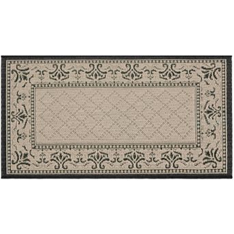 Safavieh Courtyard Geometric Diamond Indoor Outdoor Rug