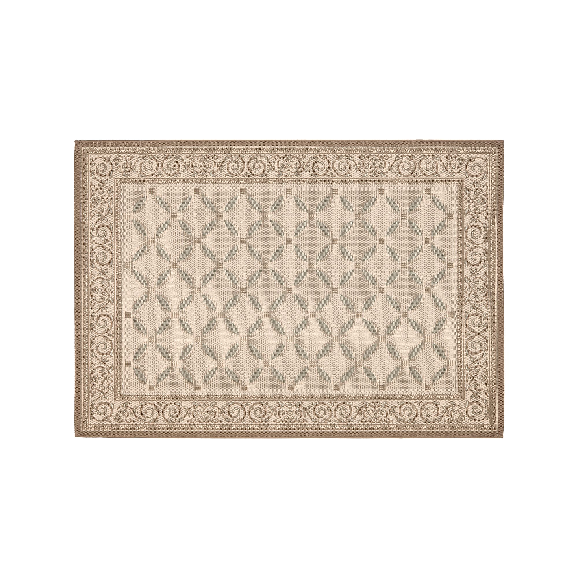 Safavieh Courtyard Vines Indoor Outdoor Patio Rug, Beige