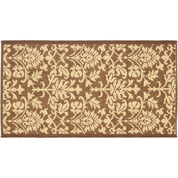 Safavieh Courtyard Decorative Leaf Indoor Outdoor Rug