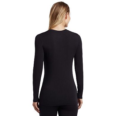 Cuddl Duds Softwear with Stretch Crewneck Top - Women's