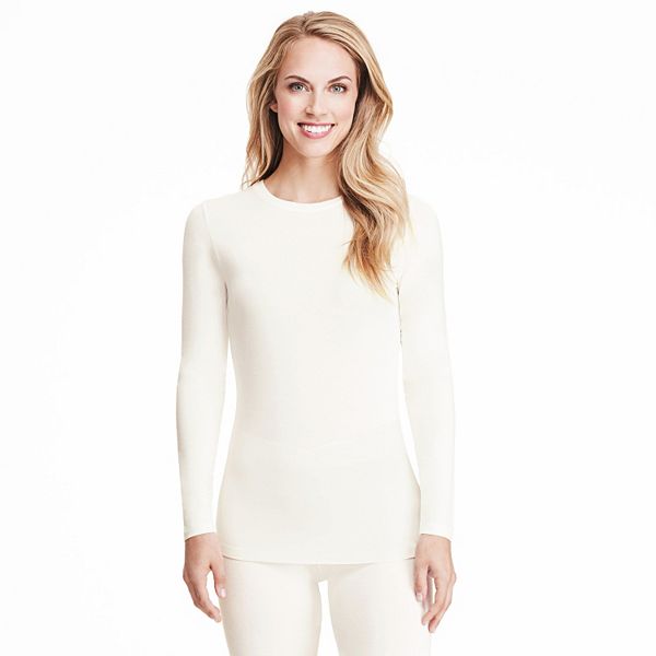 Cuddl Duds Softwear with Stretch Crewneck Top - Women's