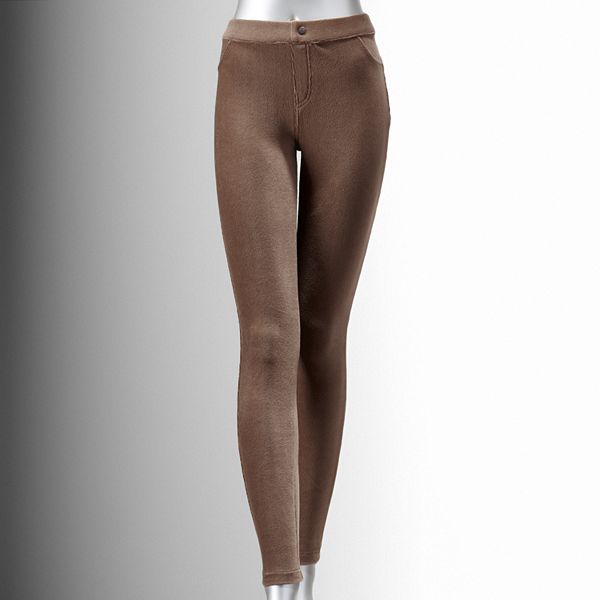 Simply Vera Vera Wang Corduroy Leggings