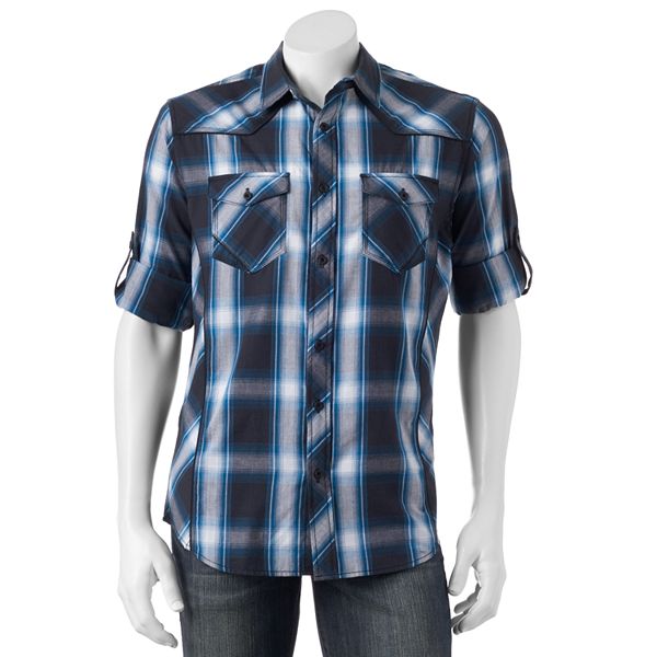 Men's Helix™ Plaid Button-Down Shirt