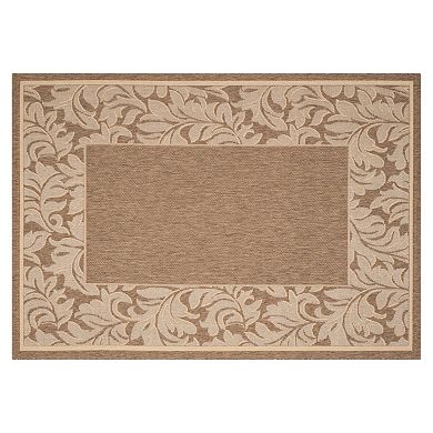 Safavieh Courtyard Framed Indoor Outdoor Rug