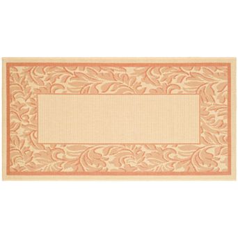 Safavieh Courtyard Framed Indoor Outdoor Rug