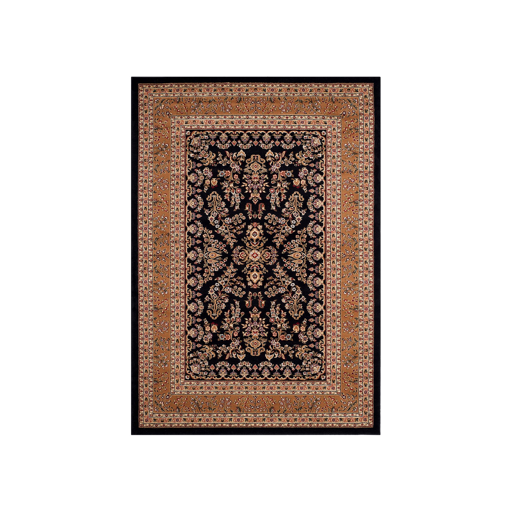 Safavieh Lyndhurst Framed Border Floral Rug, Black