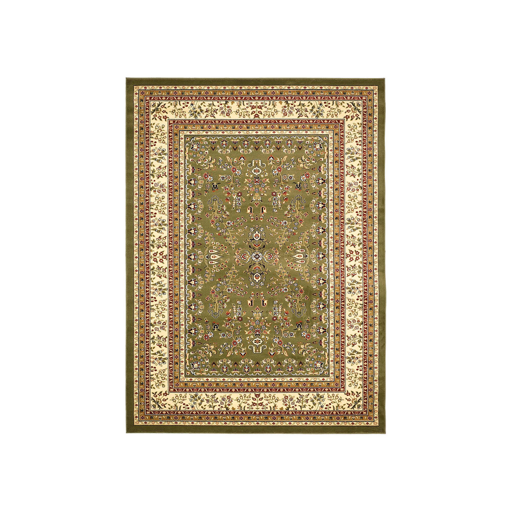 Safavieh Lyndhurst Framed Border Floral Rug, Sage Ivory