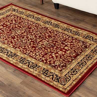 Safavieh Lyndhurst Framed Floral Vine Rug